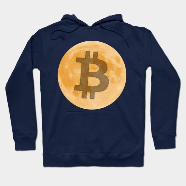 Bitcoin to the Moon Hoodie by SolarCross